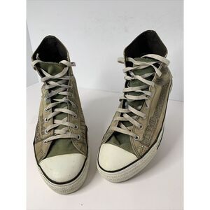 Rare CONVERSE ALL STAR 100 Dollar Bill‎ Canvas Sneakers Shoes Womens 12 Mens 10